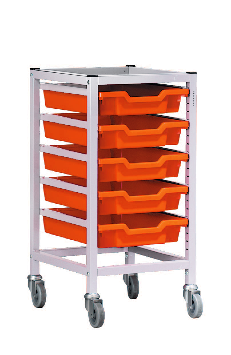 https://www.gratnells.com/wp-content/uploads/2023/08/SET0112254101-Science-Under-Bench-Single-White-Trolley-5-Shallow-Tropical-Orange-Trays.jpg